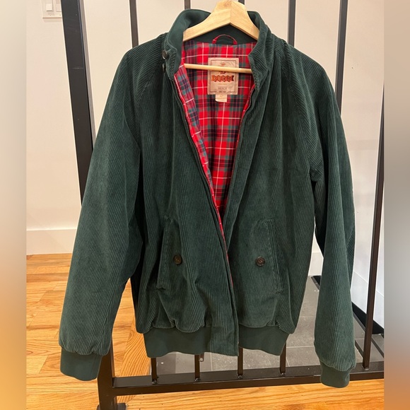 Baracuta G9 Corduroy Jacket/Coat- Dark Forest Green - Picture 3 of 9